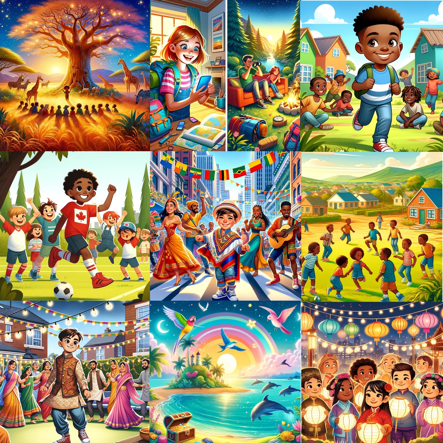 Wonderland Bedtime Adventures: Diverse Tales for Dreamy Nights