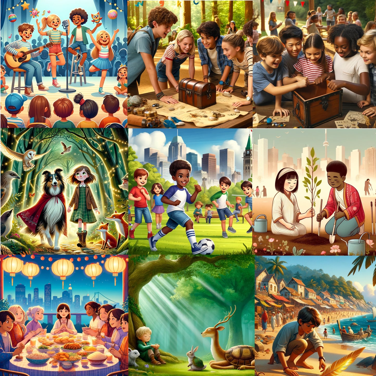 Wonderland Bedtime Adventures: Diverse Tales for Dreamy Nights