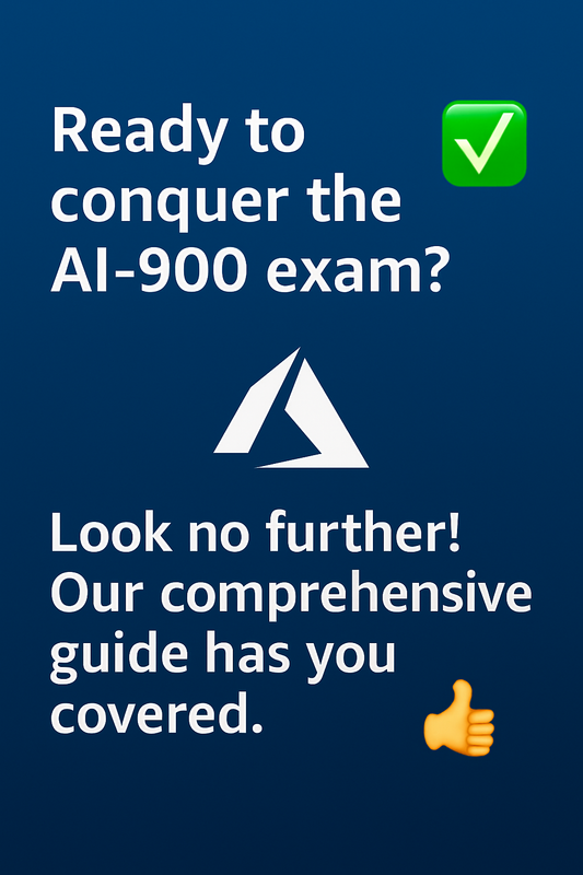 🧠Conquering the Azure AI Fundamentals (AI-900) Exam: A Comprehensive Preparation Guide🚀