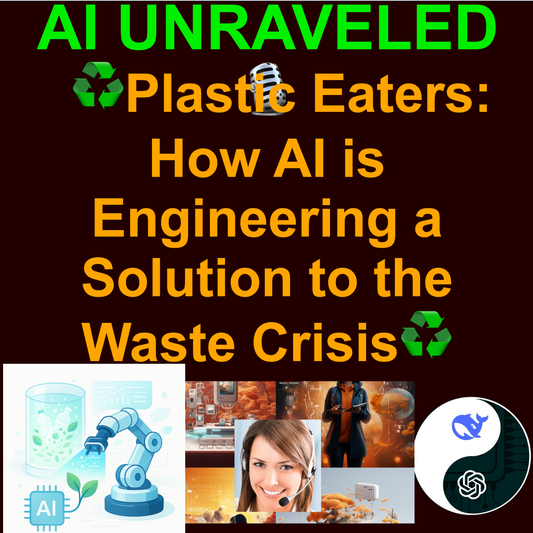 🧪Plastic Eater: AI Enhanced Enzymatic Plastic Recycling♻️ : How AI is Engineering a Solution to the Waste Crisis [Audiobook + Ebook]